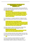 ATI COMPREHENSIVE PRACTISE QUIZ 150 QUESTIONS WITH CORRECT ANSWERS&lpar;VERIFIED&rpar;