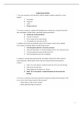 NR222 FUNDS Exam / NR 222 FUNDS Exam (Latest-2022): Health and Wellness: Chamberlain College of Nursing |100% Correct Answers, Already Graded “A”|