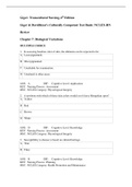 Giger & Davidhizar: Transcultural Nursing: Assessment and Intervention, 6th Edition Test Bank Chapter 7: Biological Variations