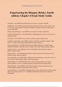 Experiencing the lifespan&semi; Belsky&semi; fourth edition&semi; Chapter 4 Exam Study Guide&period;