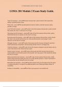 LOMA 281 Module 2 Exam Study Guide&period;