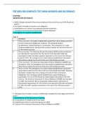 FNP MSN 560  COMPLETE TEST BANK ANSWERS AND RATIONALES