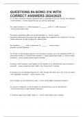 QUESTIONS -4-SONO 316 WITH CORRECT ANSWERS 2024-2025
