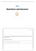  ACI CERTIFICATION- CONCRETE FIELD TESTING TECHNICIAN GRADE 1 CP-1 QUESTIONS AND ANSWERS