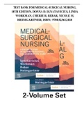 Test Bank for Medical-Surgical Nursing, 10th Edition, Donna D. Ignatavicius, Linda Workman, Cherie R. Rebar, Nicole M. Heimgartner