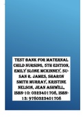 Test Bank for Maternal-Child Nursing, 5e, McKinney