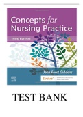 Test bank for Concepts for Nursing Practice, 3rd Edition by Giddens