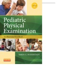 Pediatric Physical Examination, An Illustrated Handbook, 2e by caren duderstadt