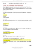 PYC1501  ASSIGNMENT AND ANSWERS LATEST EDITION  BY CLAUSE