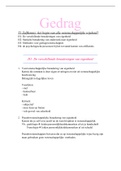 Samenvatting Code Gedragswetenschappen 5 (VO) - leerwerkboek, ISBN: 9789045558158  Gedragswetenschappen