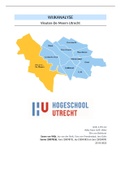 wijkanalyse over Vleuten de Meern, gezamenlijke deel HBO verpleegkunde, Hogeschool Utrecht. 1e leerjaar, afgerond met een 9!