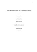 Onderzoeksproject Inleiding tot de macro-economie  (18/20 behaald) 