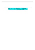 MATH 110 MODULES AND TESTS| PORTAGE LEARNING 