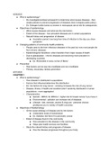 HTH 450 Epidemiology Notes