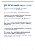 FOB105 Bundle 2024&sol;2025 with complete solution