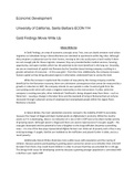 UCSB Econ 114A Economic Development&colon; Film Write Up