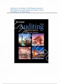 Solution Manual - for Auditing&colon; A Risk-Based Approach 12th Edition by Karla Johnstone-Zehms&comma; Audrey Gramling&comma; Larry Rittenberg&comma; All Chapters&vert; Complete Guide A&plus;