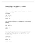 Contemporary Business and Online Commerce Law&comma; Chessman - Complete test bank - exam questions - quizzes &lpar;updated 2022&rpar;