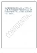 Exam &lpar;elaborations&rpar; Cardiopulmonary Anatomy & Physiology