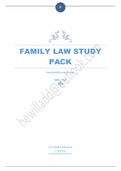 LAW CSL2601family law Exam pack- Q & A Completed A with 100% Correct answers