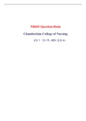 NR601 Question Bank / NR 601 Test Bank (Ch 1 – Ch 19, 300 Q & A) (LATEST, 2022): Chamberlain College of Nursing |Verified and 100% Correct Q & A|