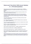 Dante Level 3 Test &sol;Q & A 100&percnt; Correct &sol;Solution A&plus; &lpar; 140 valued questions&rpar;