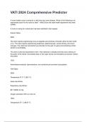 VATI 2024&sol;2025 Comprehensive Predictor Exam Questions With Completed & Verified Solution &period;