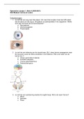 Optometrie Leerjaar 1, Blok A - HC6 Medisch Cornea en sclera