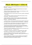 Texas A&M University&lpar;TAMU&rpar; POLS 206  Exams 