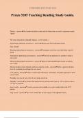 Praxis 5205 Teaching Reading Study Guide&period;