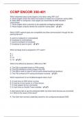CCNP ENCOR 350-401 Questions And Answers Graded A&plus;