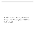 Test Bank Pediatric Nursing The Critical Components of Nursing Care 2nd Edition Kathryn Rudd.pdf