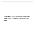 Crafting and Executing Strategy Concepts and Cases Arthur Thompson 22nd Edition- Test Bank.pdf