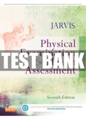 Test Bank&colon; Physical Examination & Health Assessment 7edition by Jarvis&sol;Full Solution&sol;Rated A&plus;
