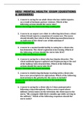 HESI MENTAL HEALTH BUNDLE