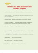 Business 101&colon; Intro To Business With Complete Solutions