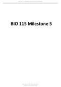 BIO 115 Milestone 5 | LATEST UPDATE 