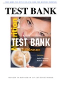 TEST BANK FOR NUTRITION FOR LIFE 3RD EDITION THOMPSON|All Chapters|
