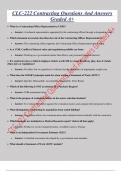 CLC-222 Contracting Questions And Answers Graded A&plus;