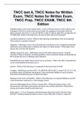 TNCC test , TNCC Notes for Written Exam, TNCC Notes for Written Exam, TNCC Prep, TNCC EXAM, TNCC 8th Edition