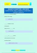 EGAN'S CHAPTER 3 REVIEW QUESTIONS AND CORRECT ANSWERS &vert;  LATEST UPDATE