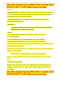 PN 3PN3-EXAM2-final EXAM STUDY GUIDE BEST EXAM STUDY GUIDE Rasmussen College