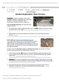 Exam &lpar;elaborations&rpar; Exam &lpar;elaborations&rpar; GIZMO Copy of KWAL 5 River Erosion Student Exploration&colon; River Erosion Vocabulary&colon; cutbank&comma; discharge&comma; erosion&comma; flood&comma; floodplain&comma; meander&comma; meandering river&comma; oxbow lake&comma; point bar&comma; river speed&comma; sediments&comma; slope&comma; stre