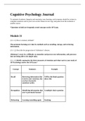 Cognitive Psychology Journal&sol;full solution