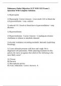 Florida Pulmonary Patho Objectives UCF NUR 3125 Exam 2 Questions With Complete Solutions&period;