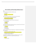Hesi Anatomy and Physiology Midterm Exam 2 