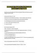 OSCE Packaged Exams With Questions And Accurate Answers Graded A&plus;