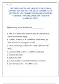 DCF CHILD ABUSE AND NEGLET &lpar;CAAN&rpar; EXAM   NEWEST 2024-2025 ACTUAL EXAM COMPLETE 120  QUESTIONS AND CORRECT DETAILED ANSWERS  &lpar;VERIFIED ANSWERS&rpar; &vert;ALREADY GRADED  A&plus;&vert;&vert;BRAND NEW&excl;&excl; 
