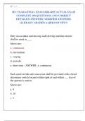 IEC YEAR 4 FINAL EXAM 2024-2025 ACTUAL EXAM  COMPLETE 100 QUESTIONS AND CORRECT  DETAILED ANSWERS &lpar;VERIFIED ANSWERS&rpar;  &vert;ALREADY GRADED A&plus;&vert;&vert;BRAND NEW&excl;&excl; 