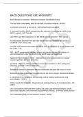 BACB QUESTIONS AND ANSWERS